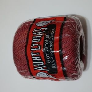 5/$15 Aunt Lydia's Giant Crochet Thread Dusty Rose 350yds 100% Mercerized Cotton